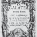 La Galatea: poema lirico con l’allegorie cristiane dell’Academico Veneto Sconosciuto